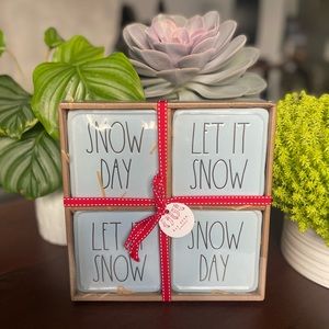 Rae Dunn Christmas Coasters